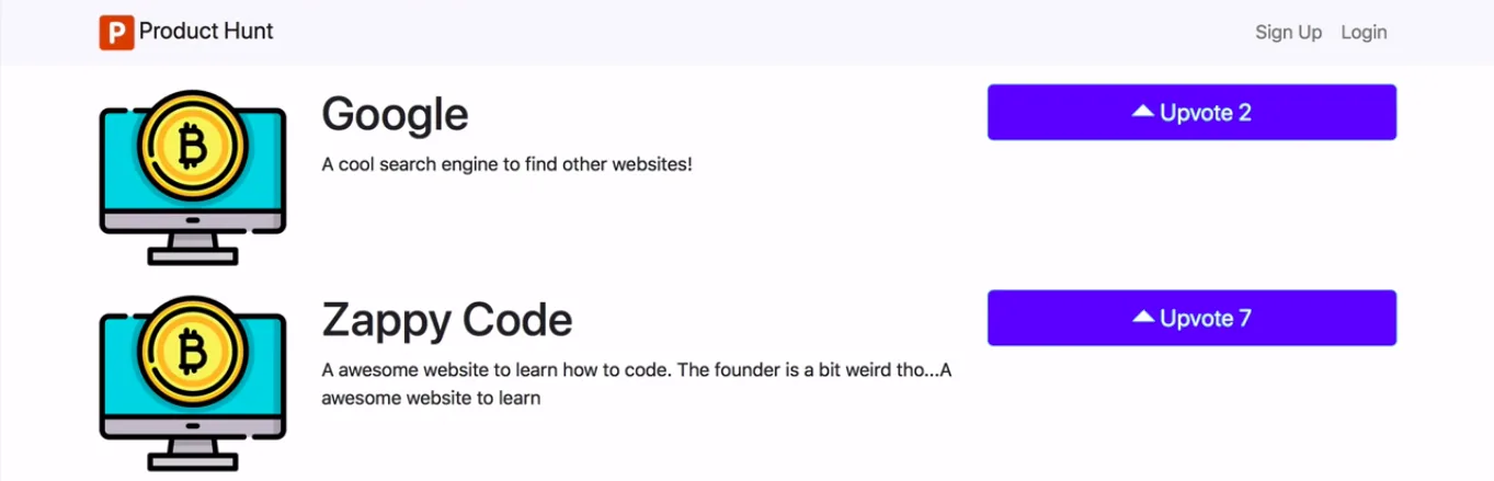 Product Hunt Clone